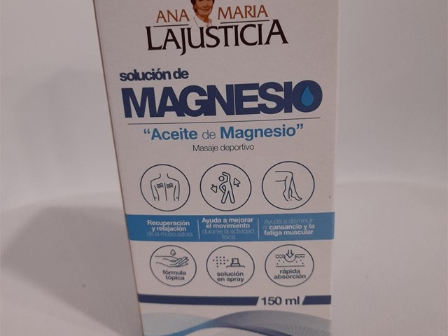 ACEITE DE MAGNESIO.  MASAJE DEPORTIVO.