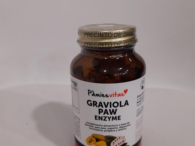 GRAVIOLA PAW ENZYME. 90 CAPSULAS 